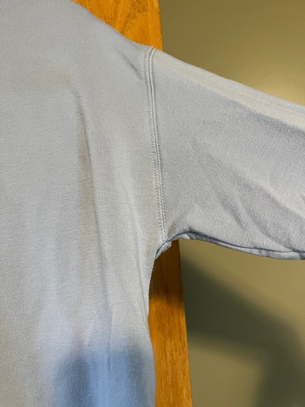 Athleta Light Periwinkle Henley Top - Picture 9 of 11